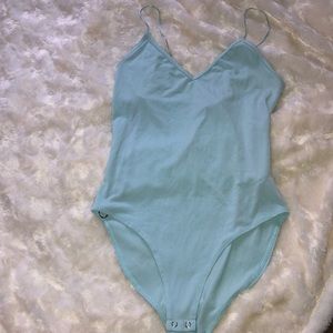Blue bodysuit